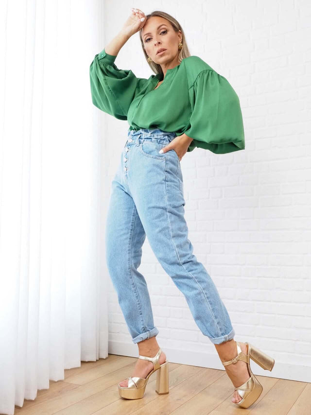 Camisas: Blusa para Senhora - Black Peach® Color: bege, kaki, verde Size: S, M, L | Outono / Inverno 2022