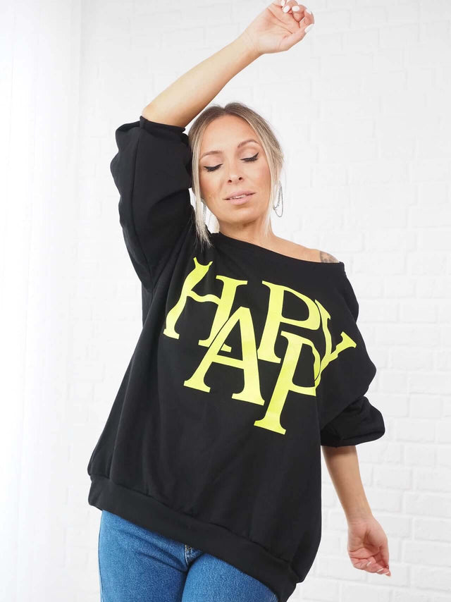 Sweatshirts: Sweatshirt para Mulher - Black Peach® Color: bege, preto Size: TU | Outono / Inverno 2022