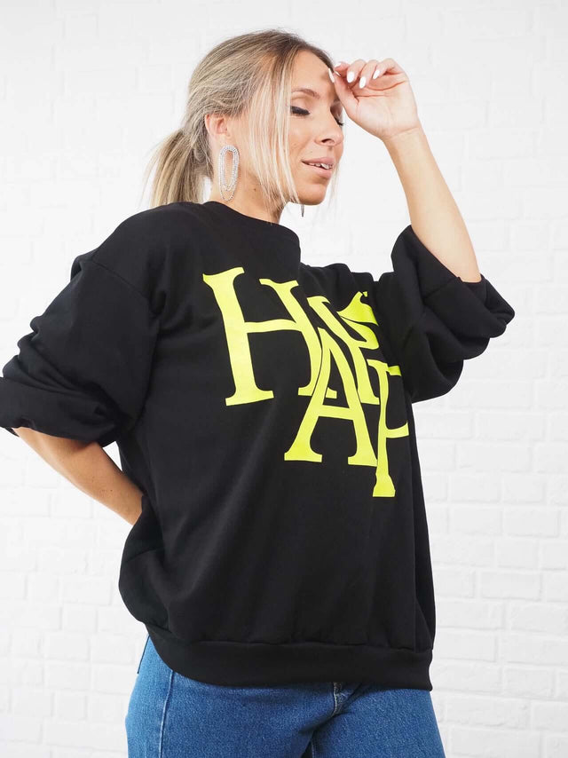 Sweatshirts: Sweatshirt para Mulher - Black Peach® Color: bege, preto Size: TU | Outono / Inverno 2022
