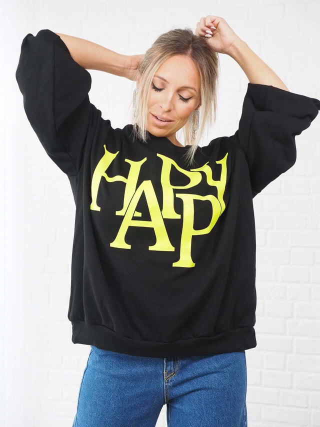 Sweatshirts: Sweatshirt para Mulher - Black Peach® Color: bege, preto Size: TU | Outono / Inverno 2022