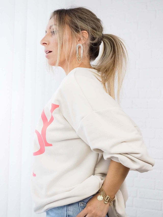 Sweatshirts: Sweatshirt para Mulher - Black Peach® Color: bege, preto Size: TU | Outono / Inverno 2022