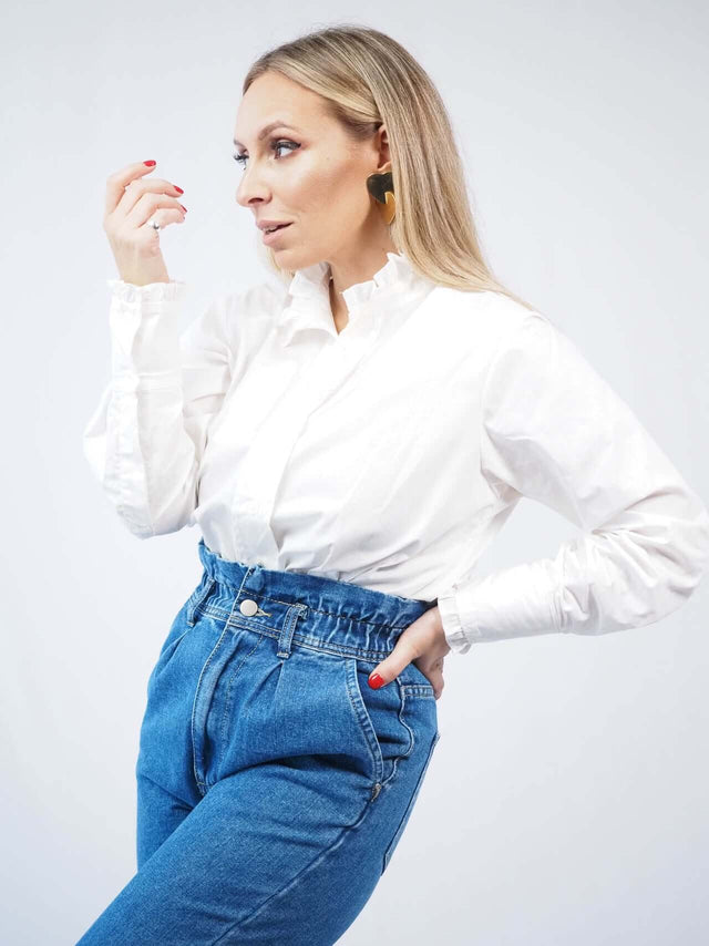 Camisas: Camisa Básica Branca - Black Peach® Color: branco Size: S, M, L | Outono / Inverno 2022