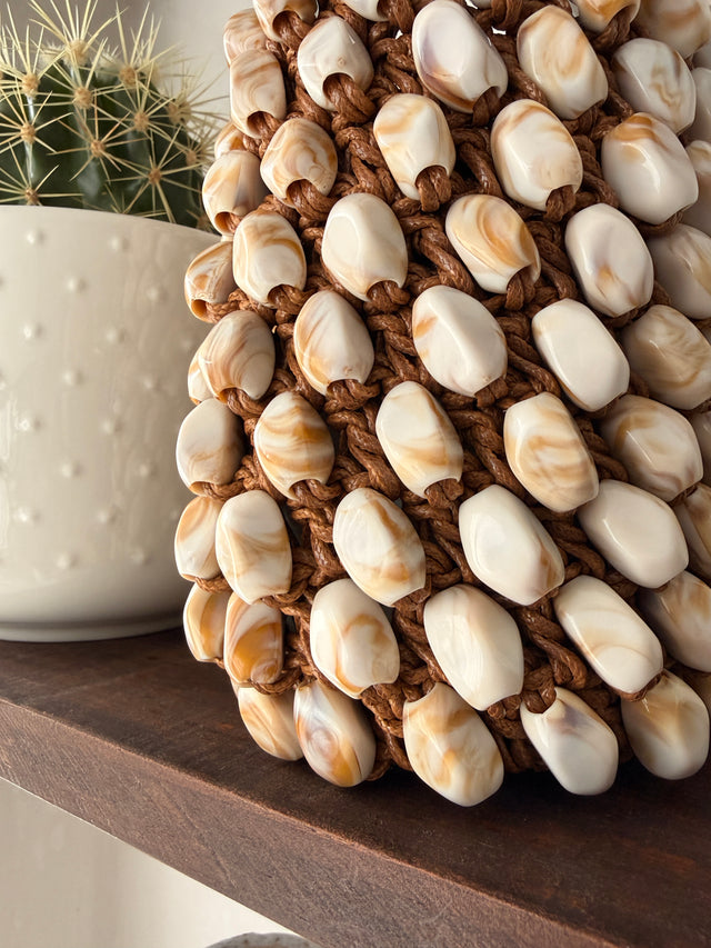 Mini Mala em Corda Com Pedras Naturais