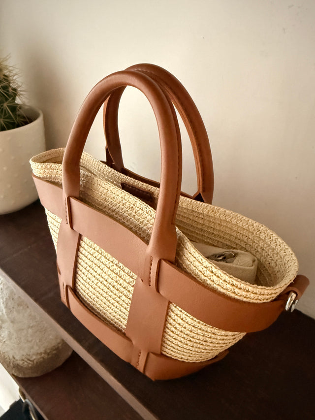 Raffia Mini Tote