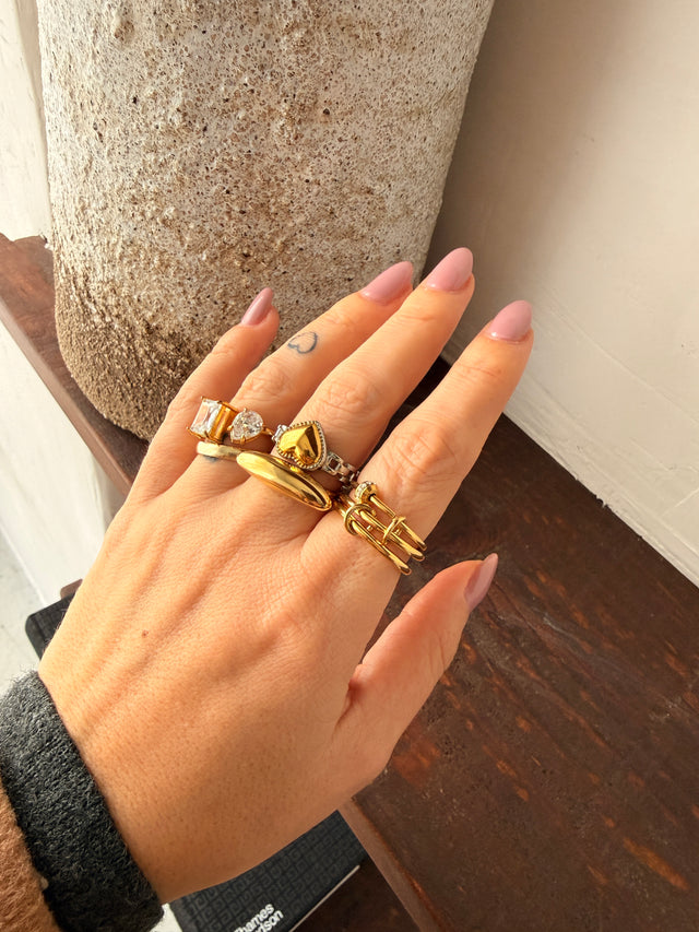 Anel Coração Grande