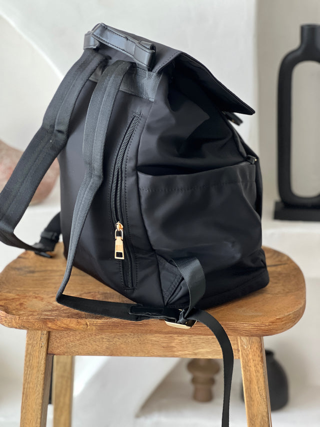 Multi-pocket Nylon Backpack