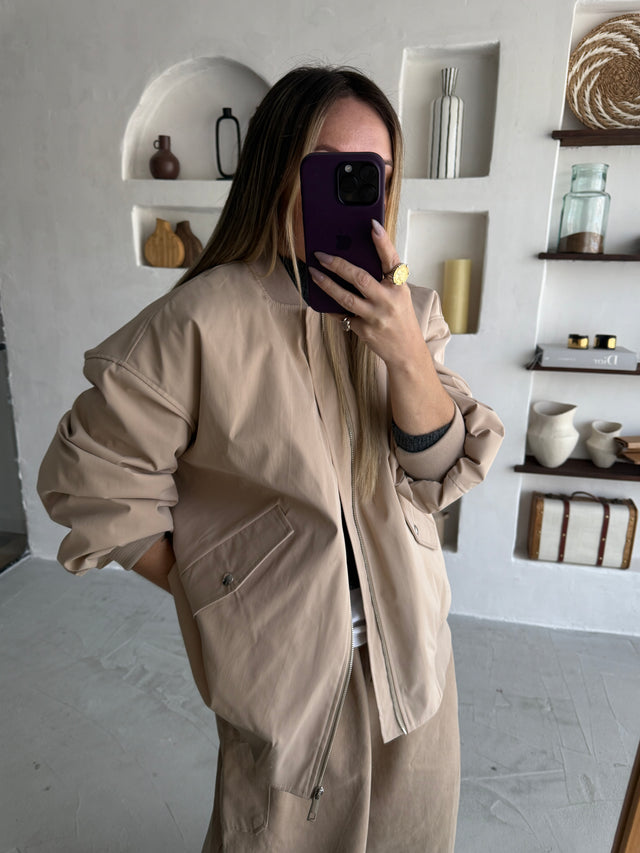 Blusão Bomber Oversized