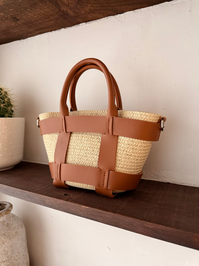 Raffia Mini Tote