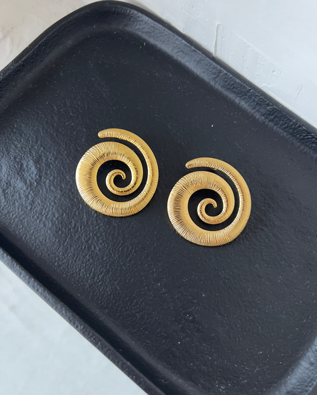 Boucles d'oreilles spirale