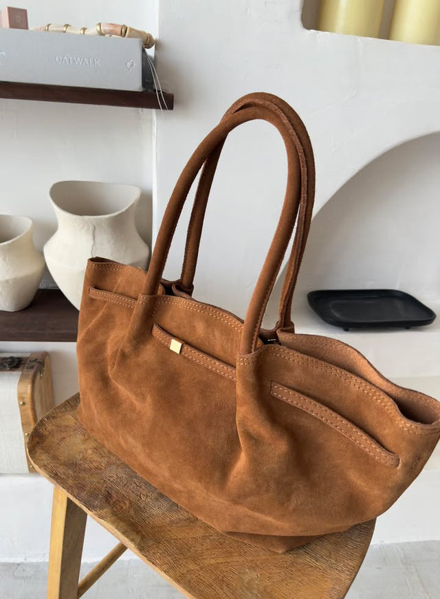 Shopper de Ombro Em Pele