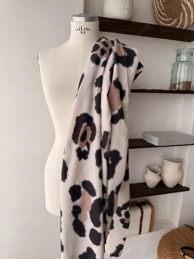 Cachecol de Malha Animal Print