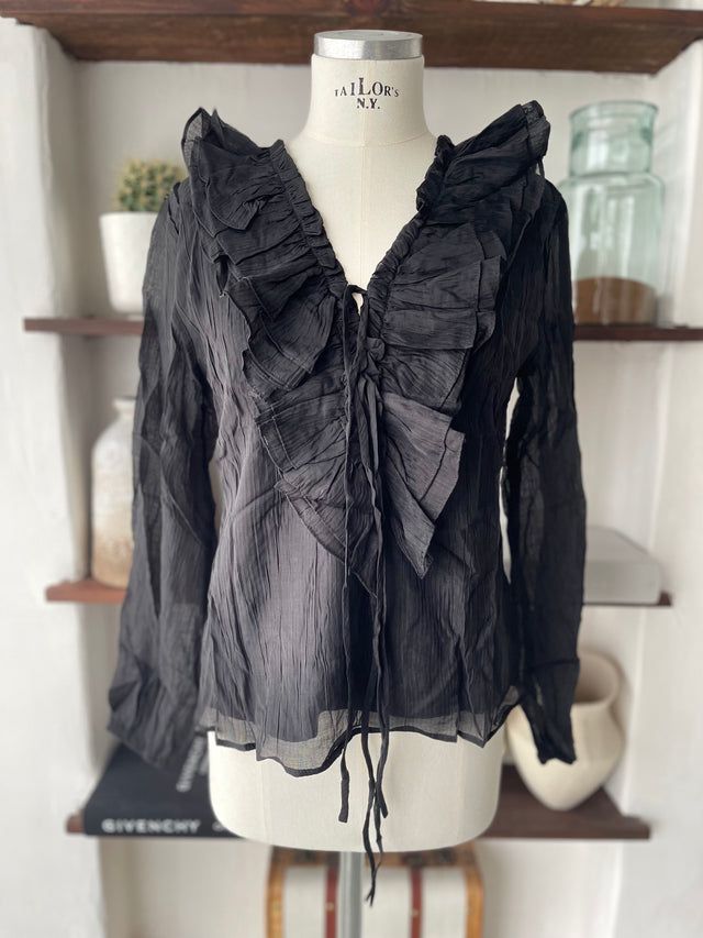 Blusa Folhos