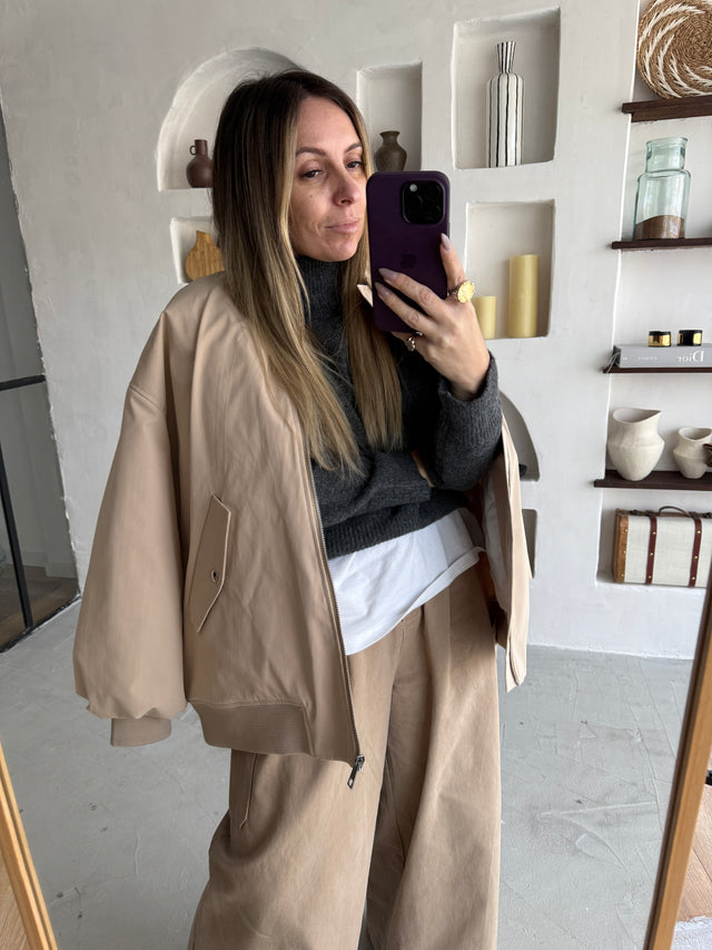 Blusão Bomber Oversized