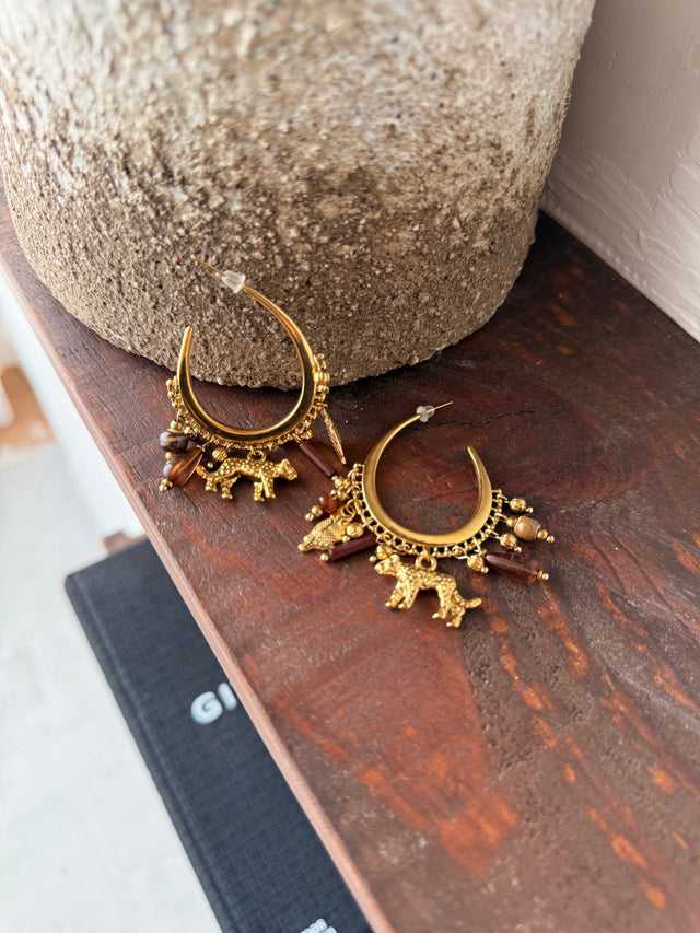 Brincos Argola com Pendentes