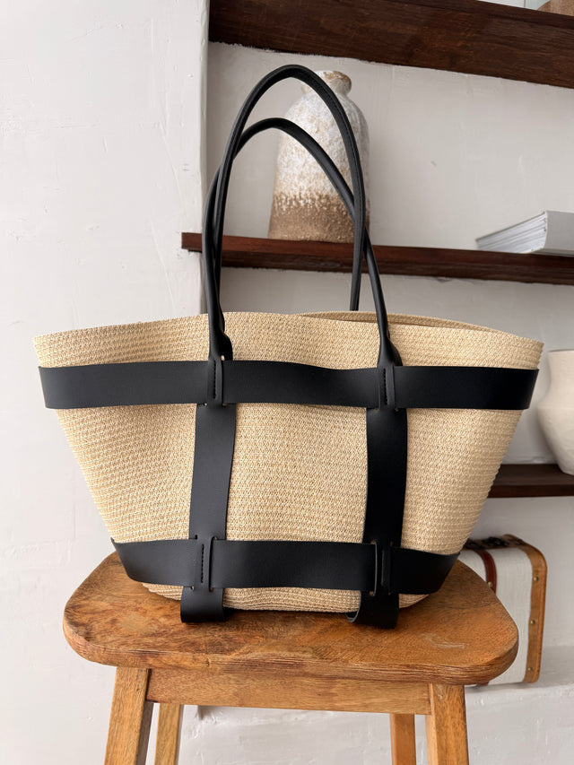 Mala Tote Em Ráfia