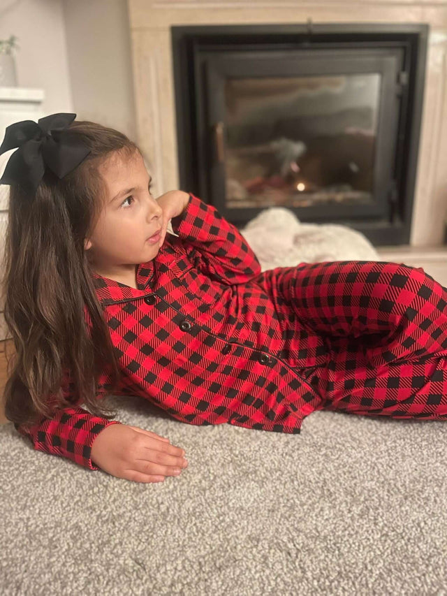 Children's Plaid Pajamas