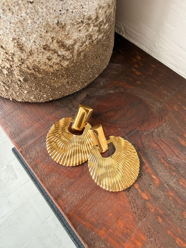 Brincos Redondos Raiados