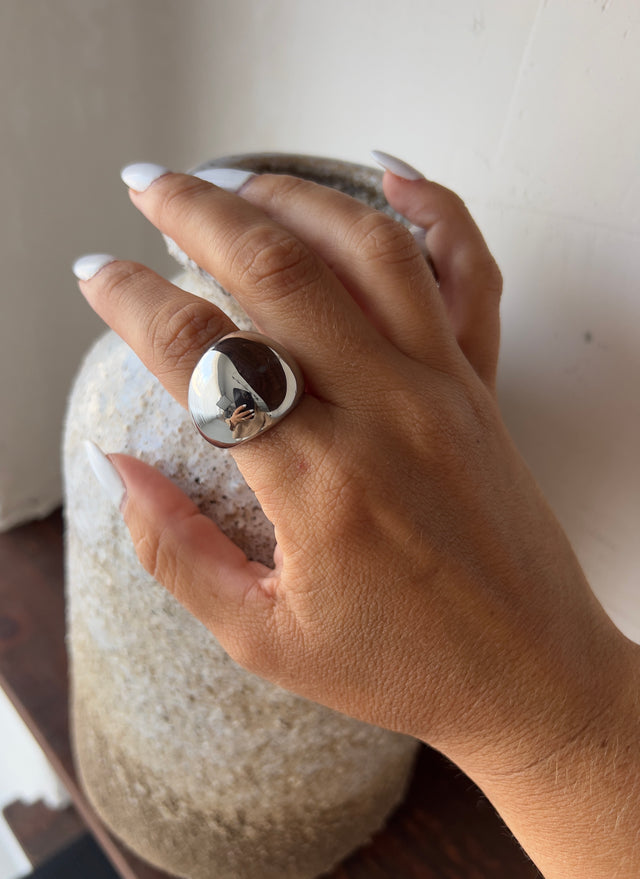 Convex Stainless Steel Ring