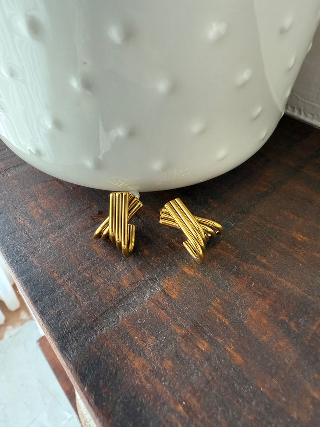 Boucles d'oreilles croix
