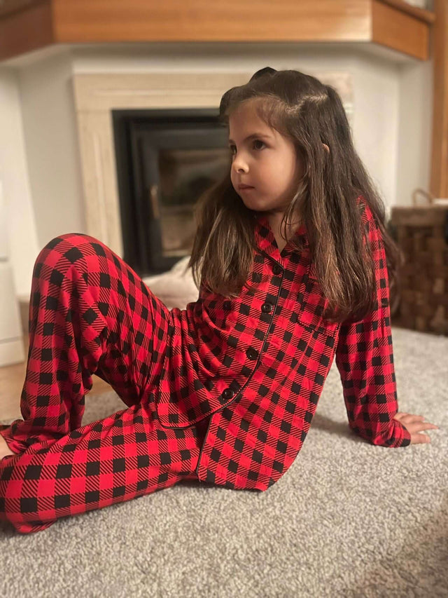 Children's Plaid Pajamas