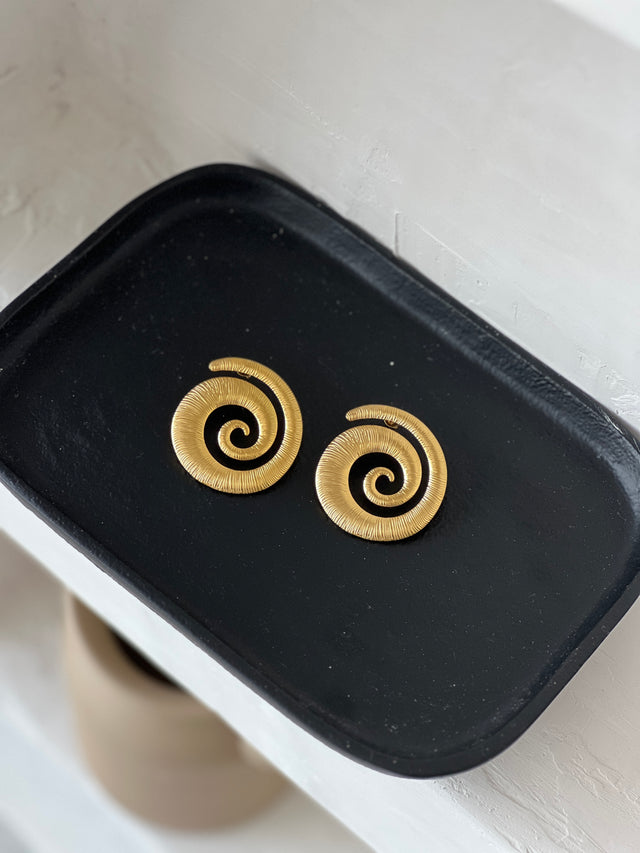 Boucles d'oreilles spirale