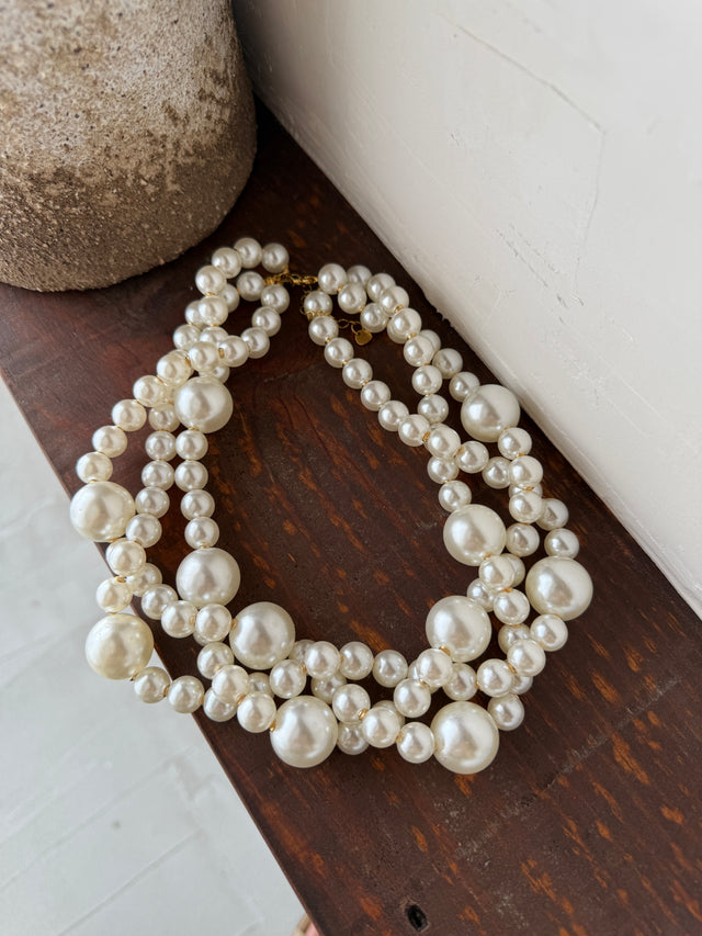 Braided Pearl Necklace