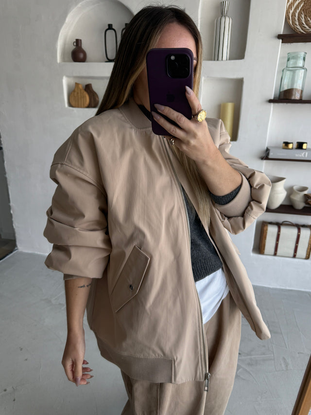 Blusão Bomber Oversized