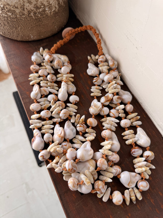 Multiple Necklace with Stones