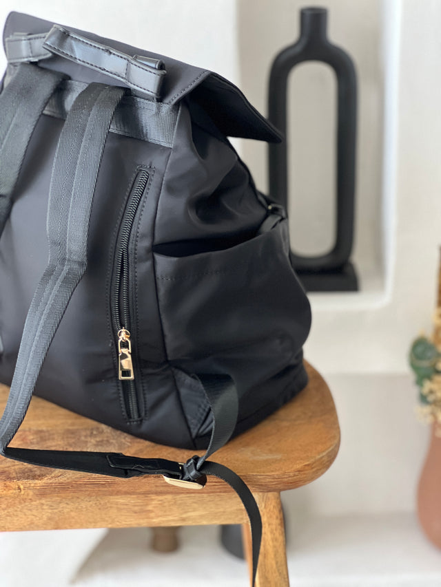 Multi-pocket Nylon Backpack