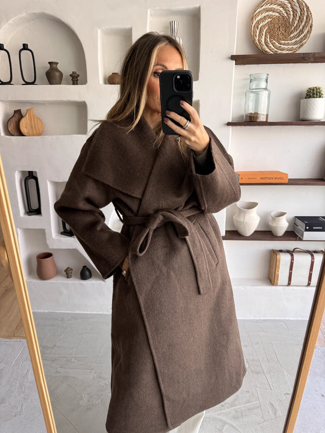 80% Wool Long Coat