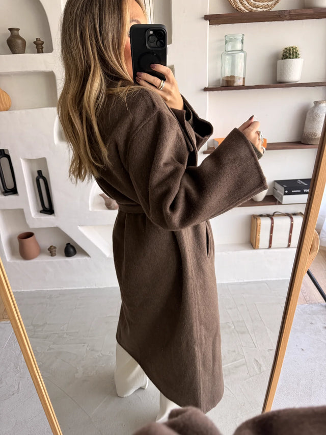 80% Wool Long Coat