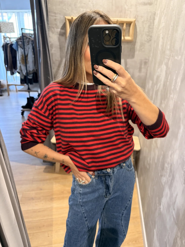 Camisola de Malha Riscas