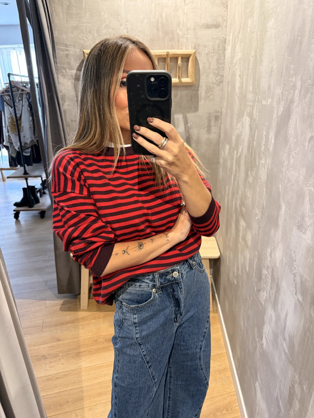 Camisola de Malha Riscas