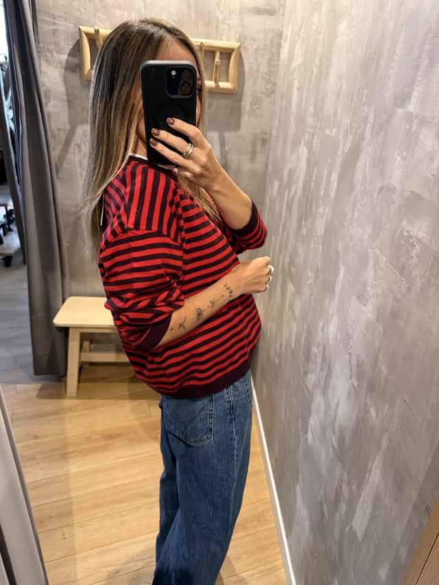 Camisola de Malha Riscas