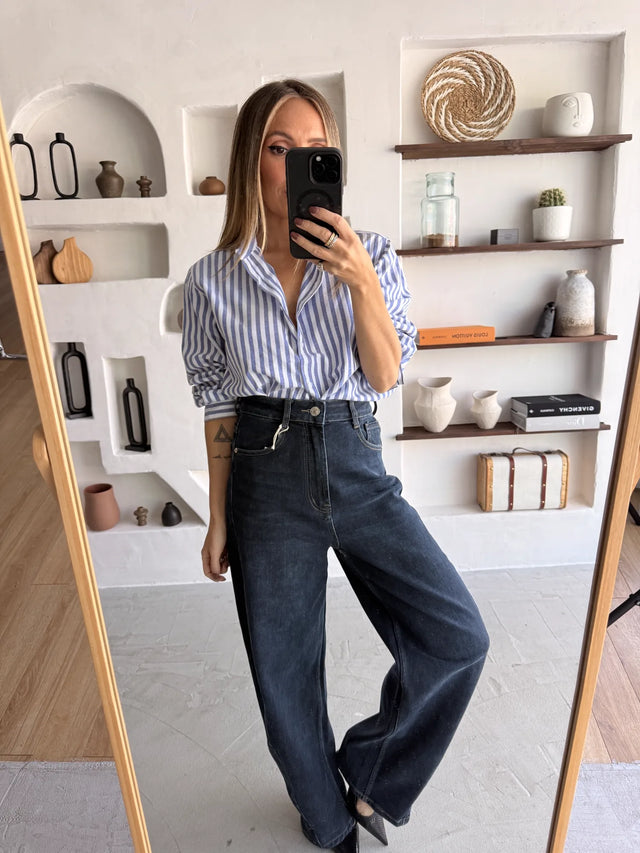 Jeans Balloon Cintura Alta