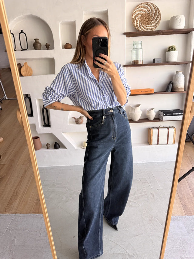 Jeans Balloon Cintura Alta