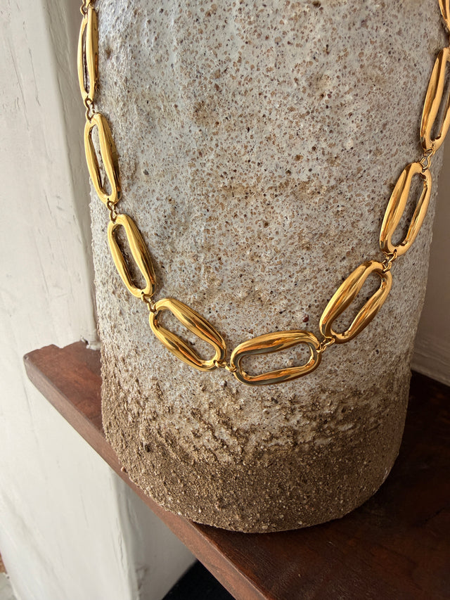 Square Link Necklace