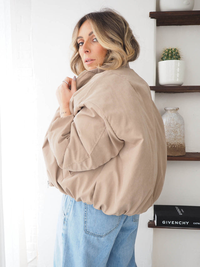 Oversized bomber jacket