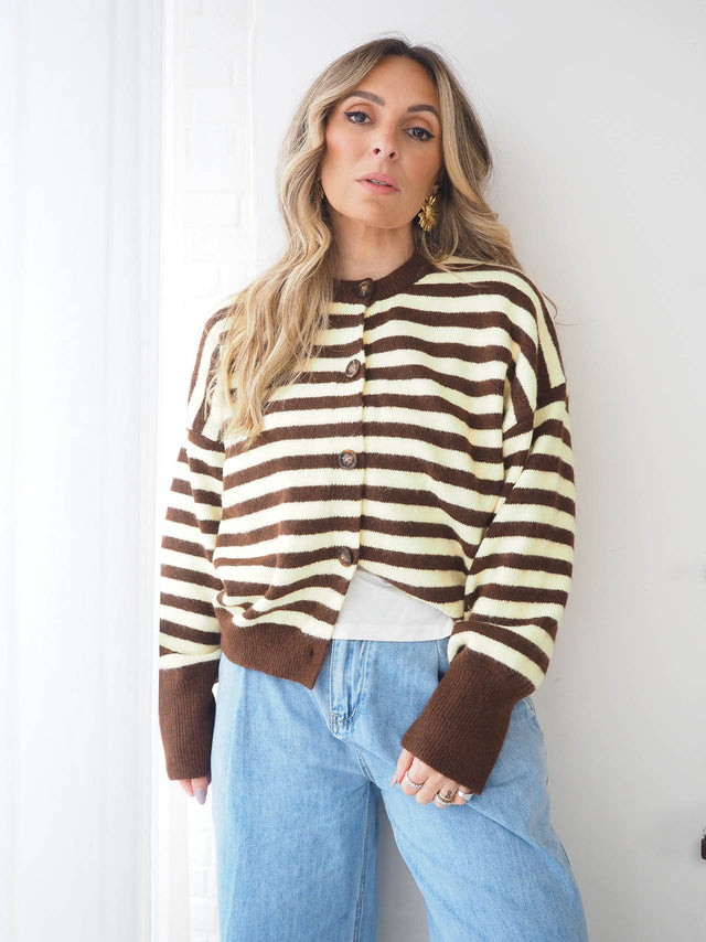 Striped Knit Jacket