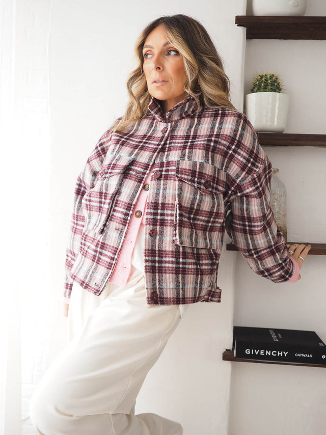 Farmhouse Checkered Blouse
