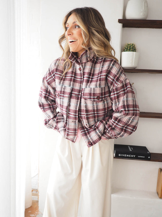 Farmhouse Checkered Blouse