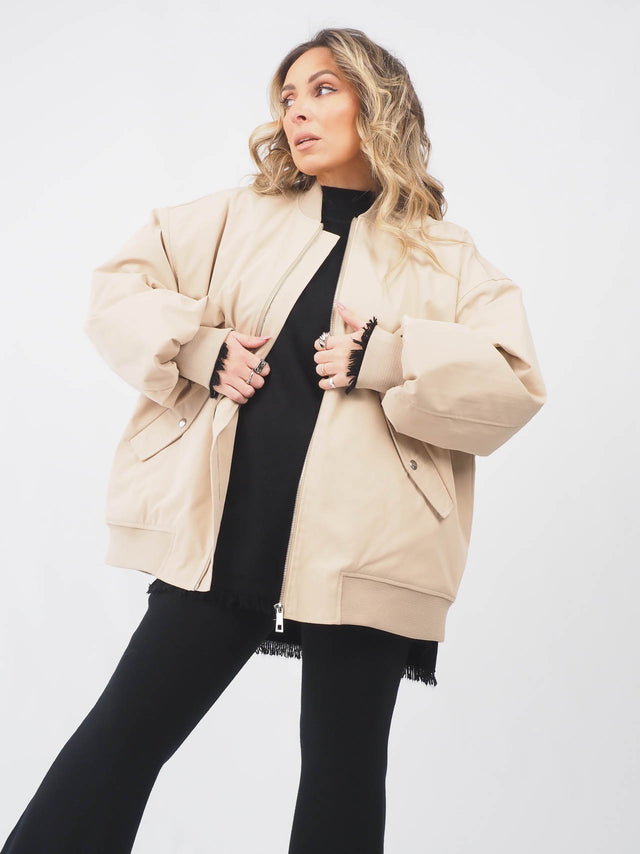 Blusão Bomber Oversized