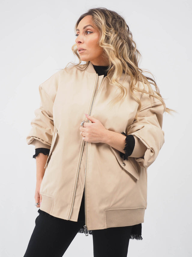 Blusão Bomber Oversized