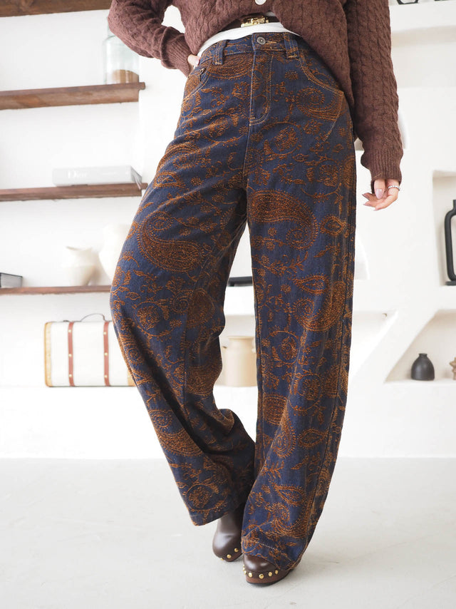 Balloon Printed Jeans