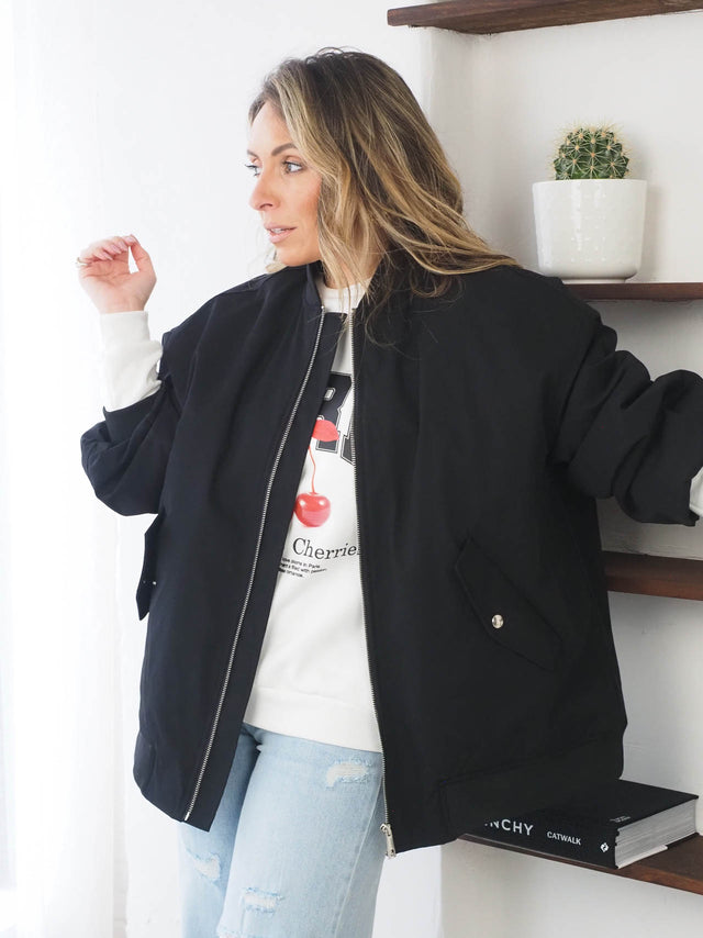 Blusão Bomber Oversized