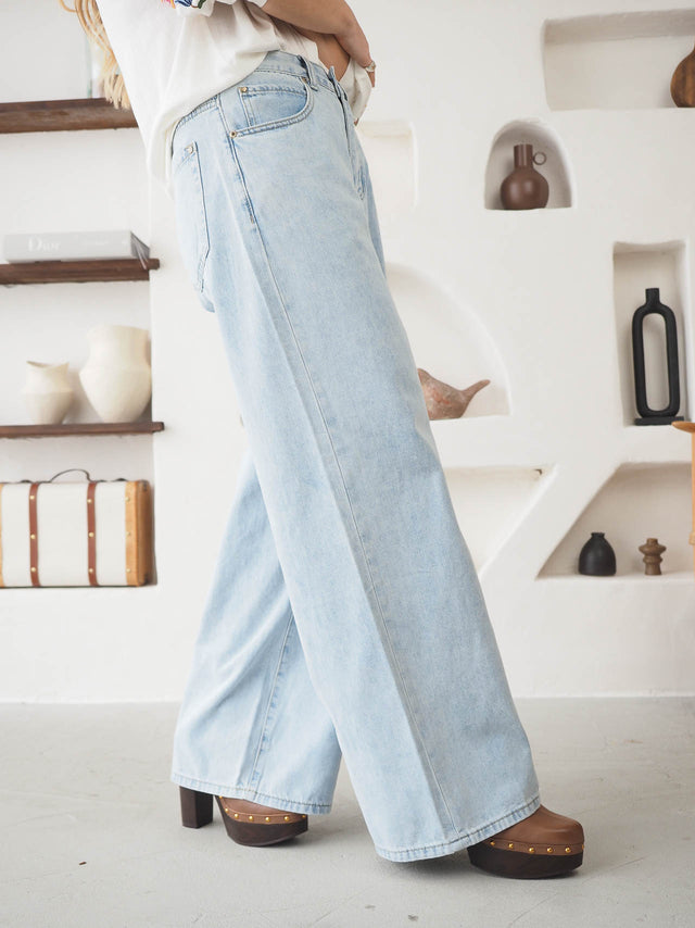 Calças de Ganga Wide Leg