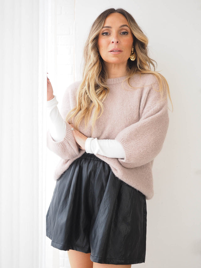 Camisola de Malha Meia Manga