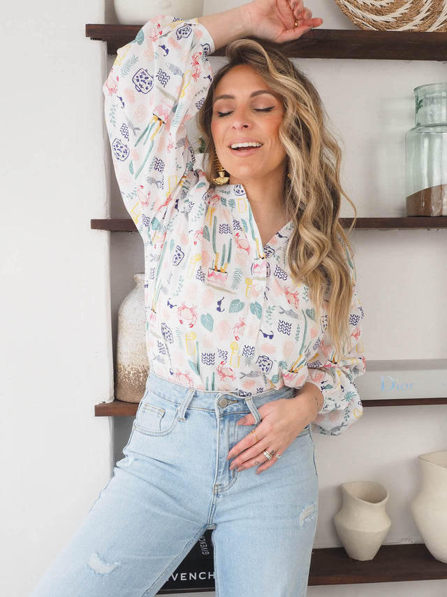 Printed Blouse