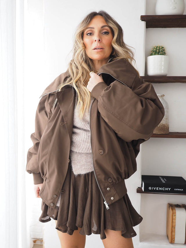 Veste bomber style parka