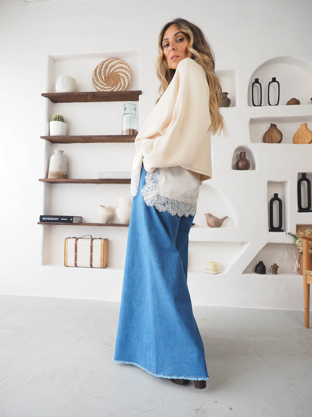 Camisola Malha Oversized